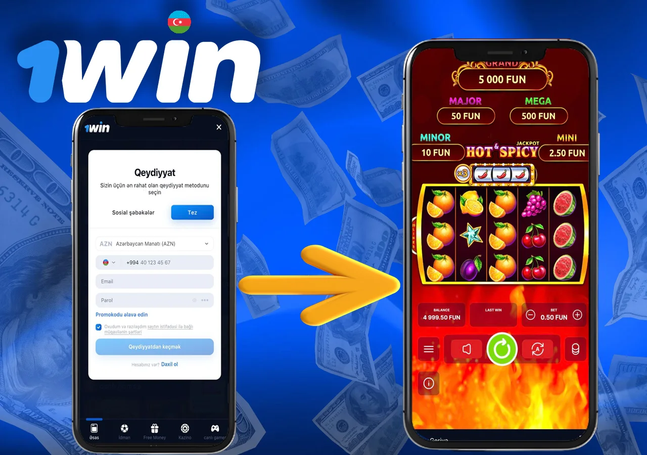 Kazino oyununa başlamaq üçün addım-addım proses