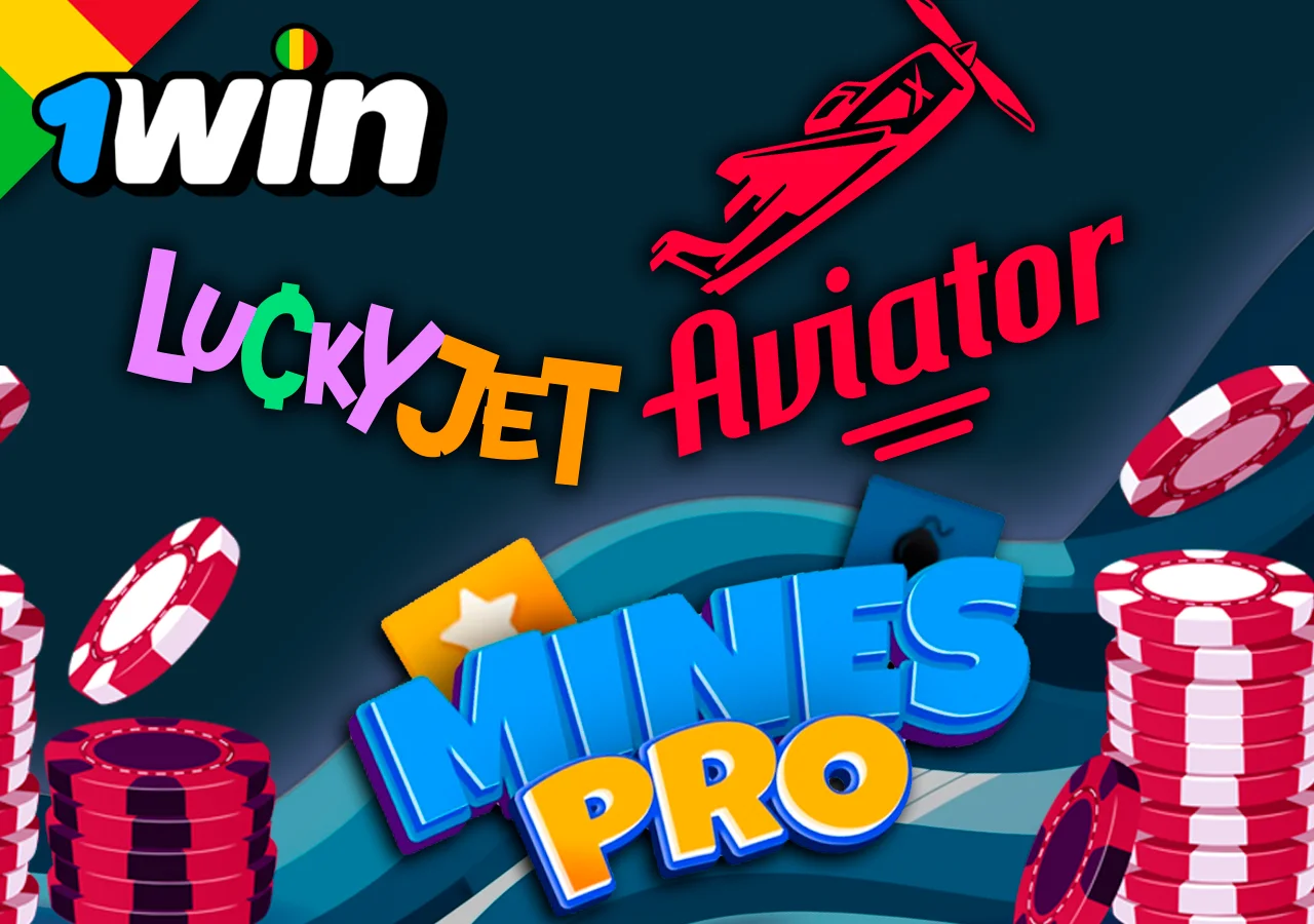 Montre les jeux de crash les plus populaires pour les amateurs de casino - Lucky Jet, Aviator, Mines